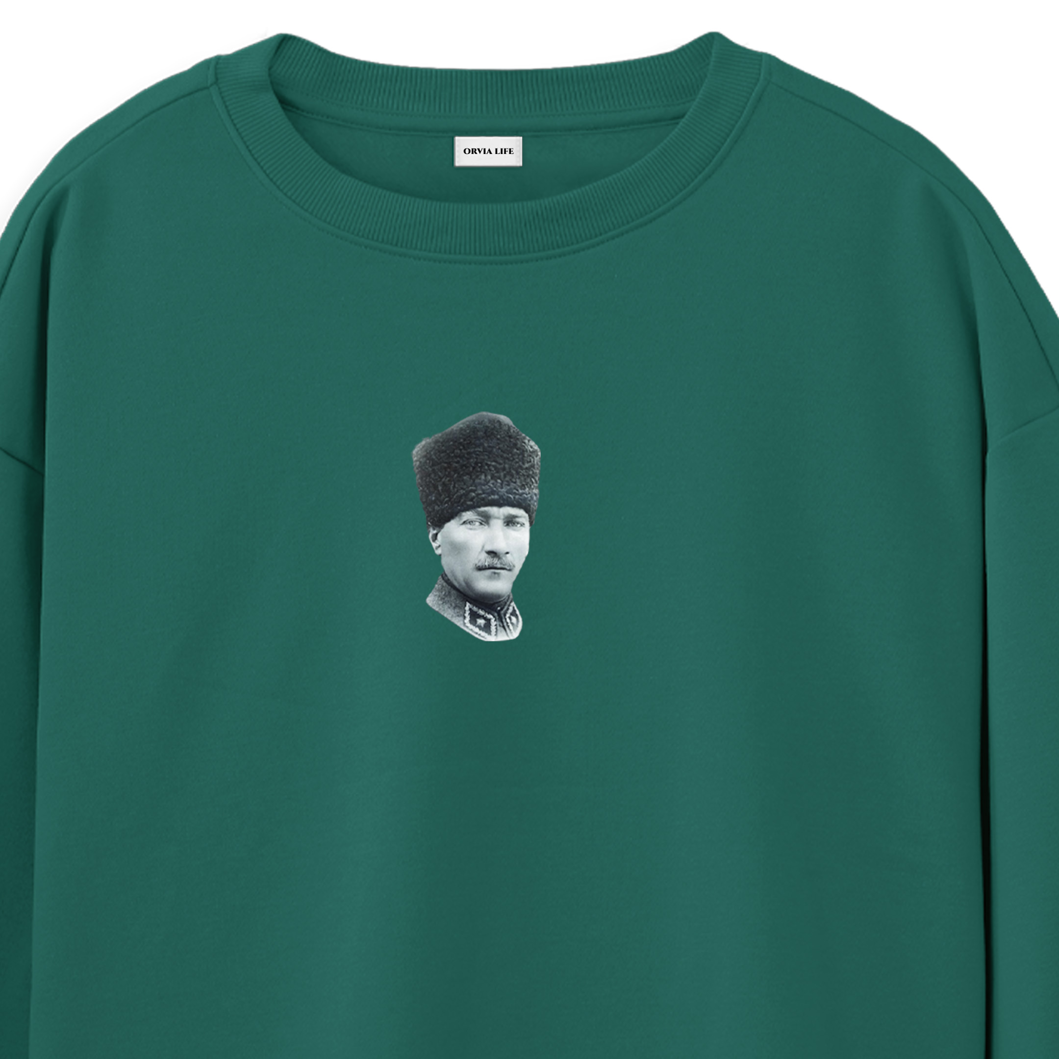 ATATÜRK%20-%20Regular%20Sweatshirt%20Yeşil