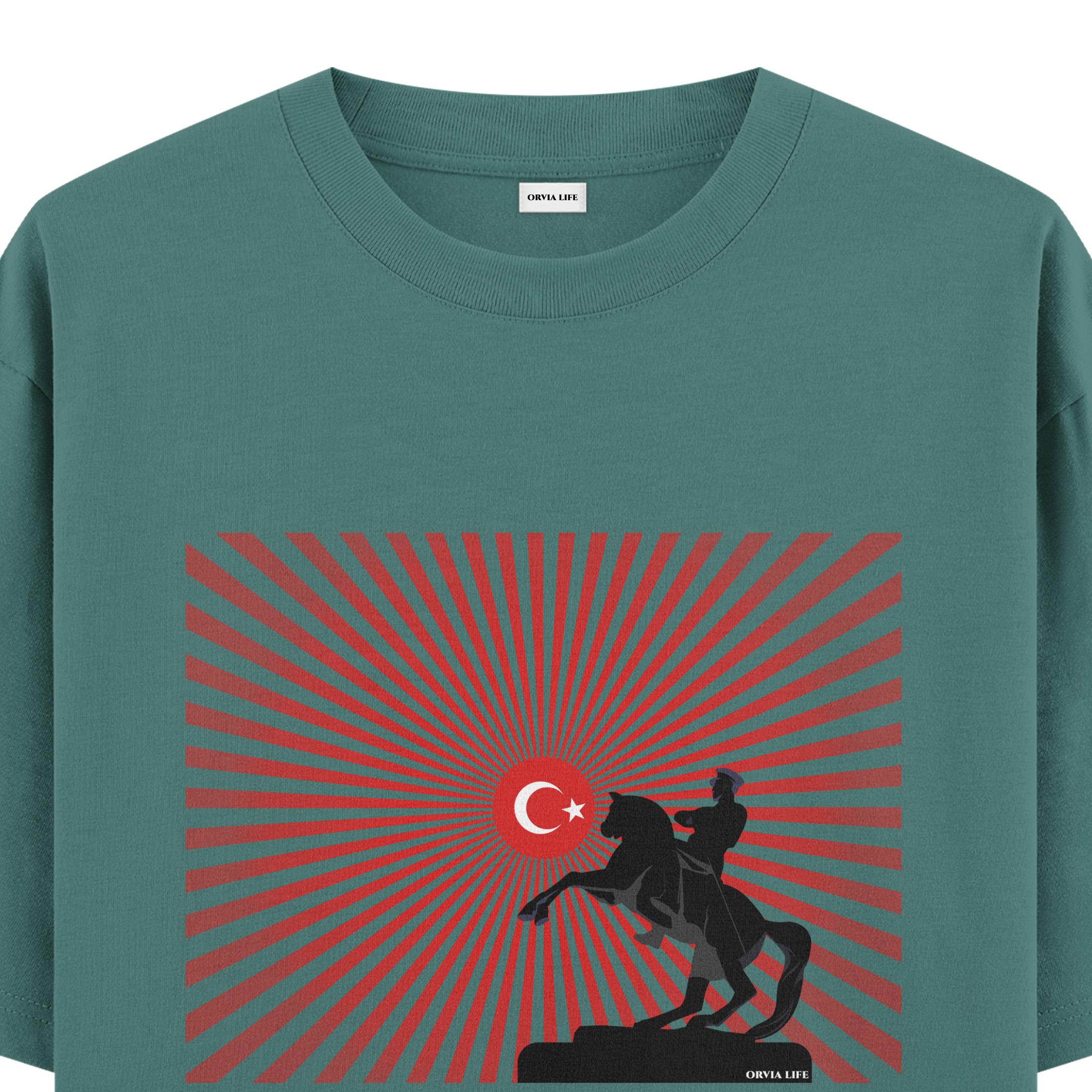 ULU%20ÖNDER%20%20-%20Oversize%20T-shirt%20Yeşil