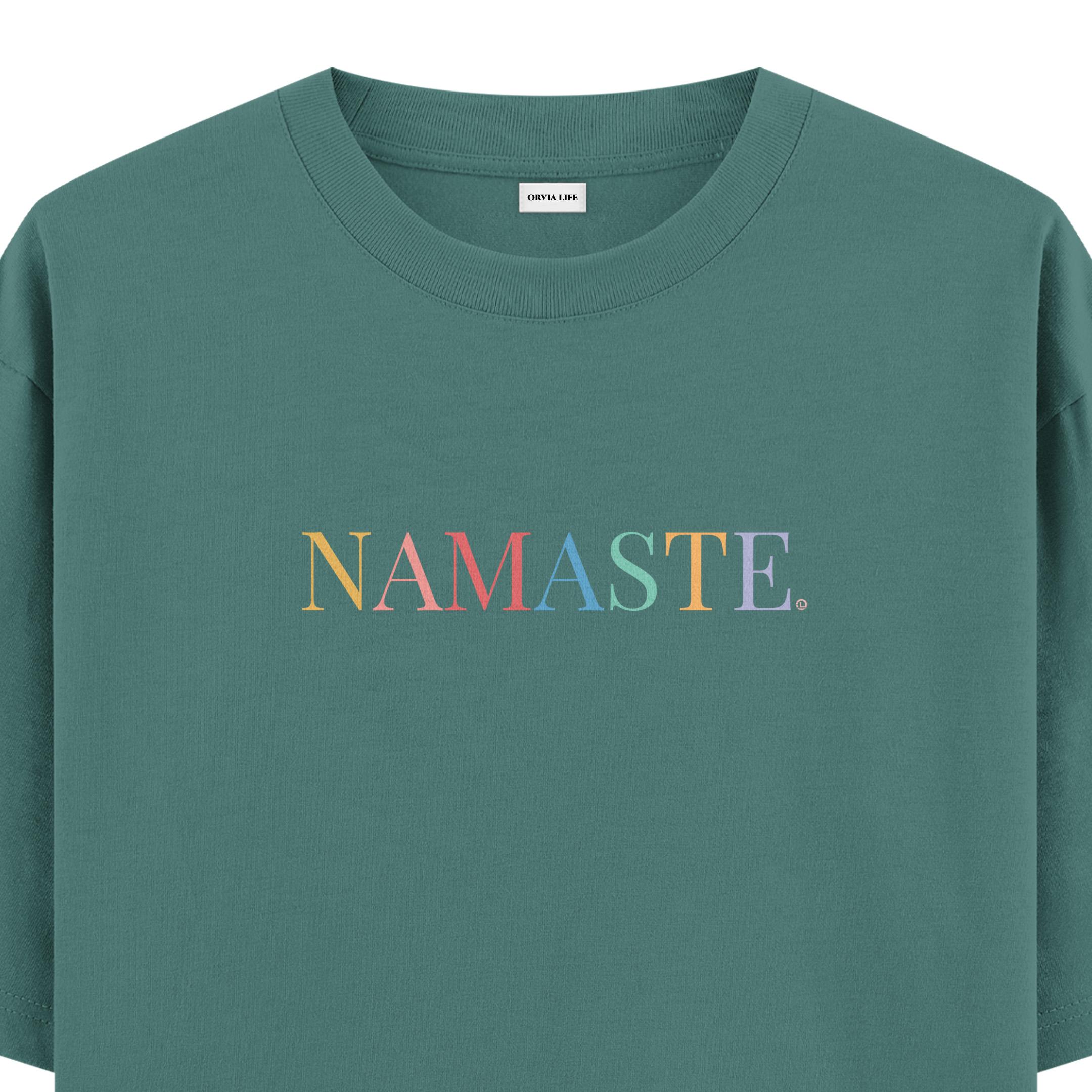 Namaste%20-%20Oversize%20T-shirt%20Yeşil