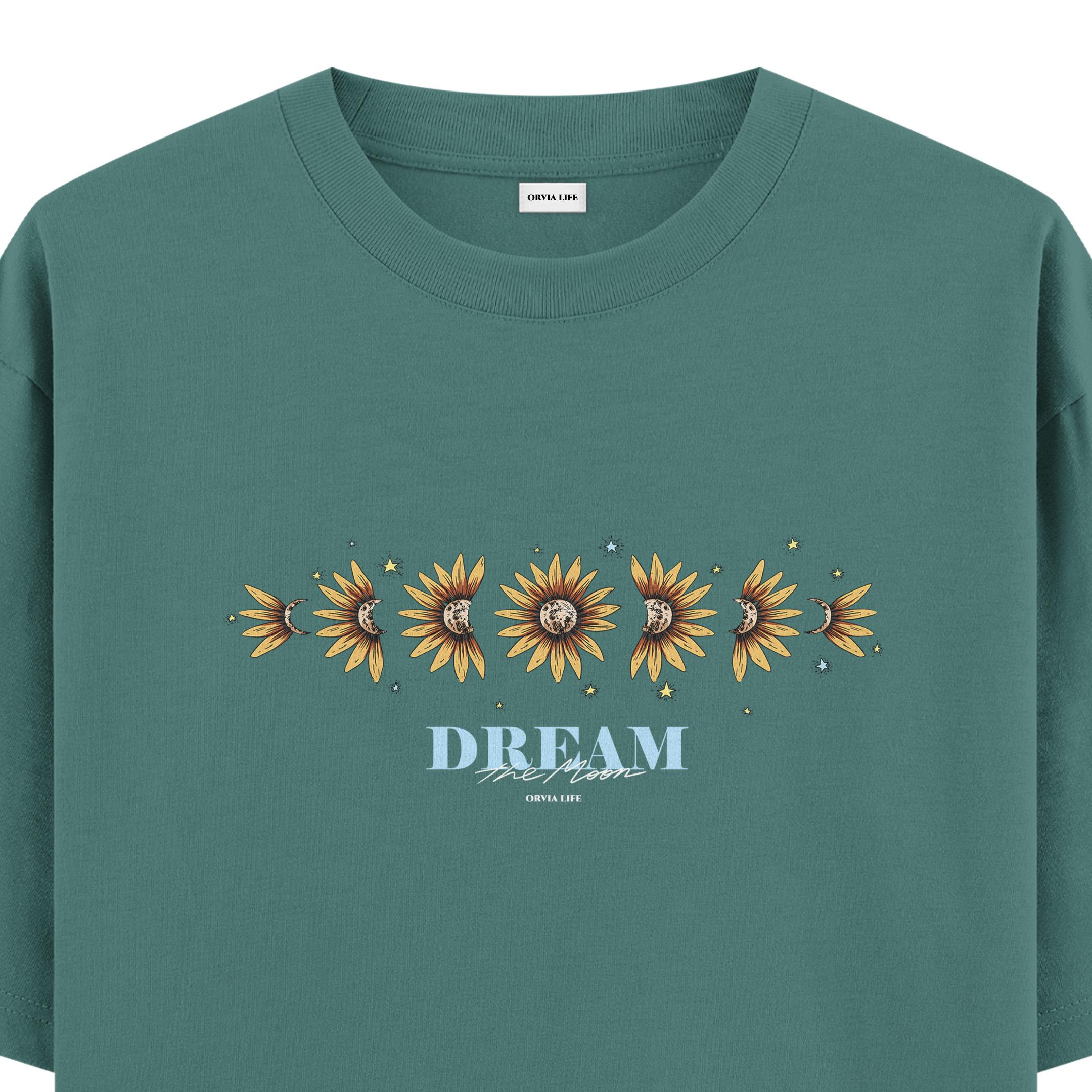 Dream%20The%20Moon%20%20-%20Oversize%20T-shirt%20Yeşil