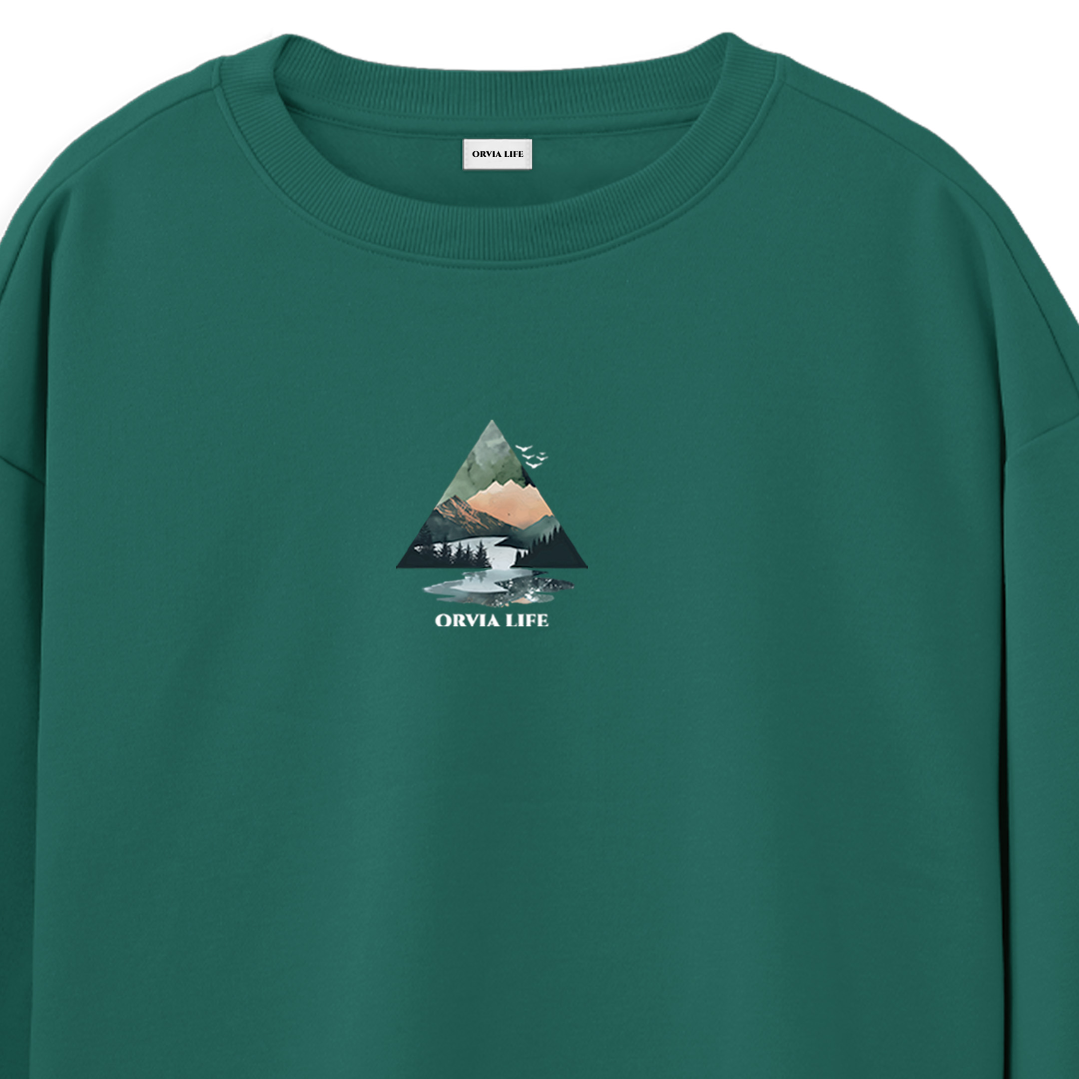 Mountain%20-%20Regular%20Sweatshirt%20Yeşil